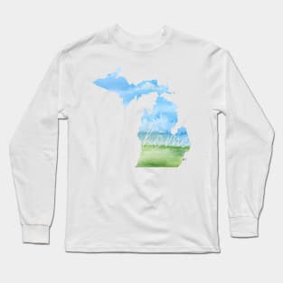 Michigan Home State Long Sleeve T-Shirt